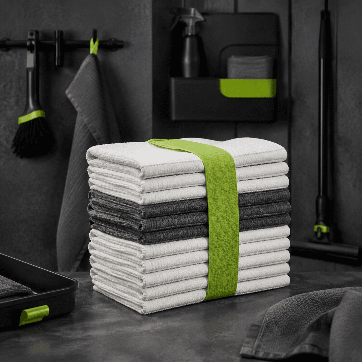 Folded Cloth Stack